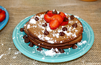 Chocolate Buttermilk Pancakes