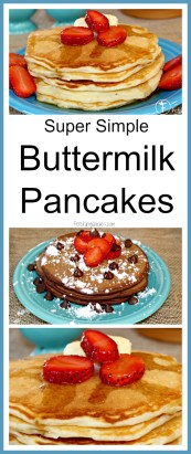 Super Simple Buttermilk Pancakes