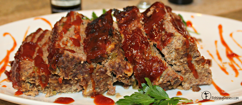 sriracha bbq glazed meatloaf